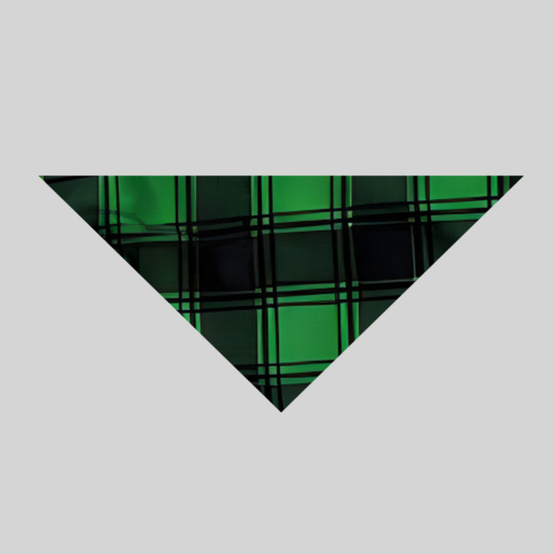 Christmas Excavator Print Black Long Sleeve Top with Green and Black Plaid Family Matching Pajamas