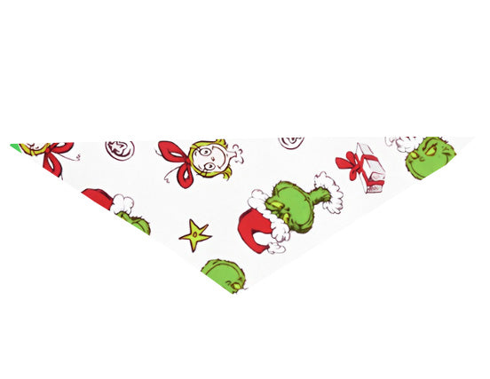 Christmas Family Matching Pajamas-Green Top and Grinch Pants Pjs Set with "Tis The Season To Be Grinchy" Print