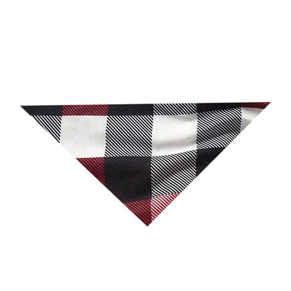 "FAMILY CHRISTMAS 2025" Text Printed and Santa Hat Pattern- Black Top with Red&Black&White Plaid Sleeves - Family Matching Pajamas