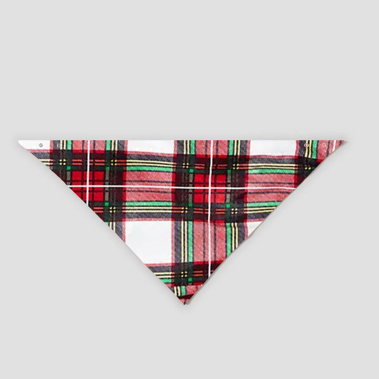 Christmas Text Print Black Long Sleeve Top with Red & White & Green Plaid Family Matching Pajamas