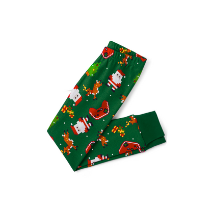 Santa¡¯s Christmas Tree Pajama Set with Fun Holiday Prints