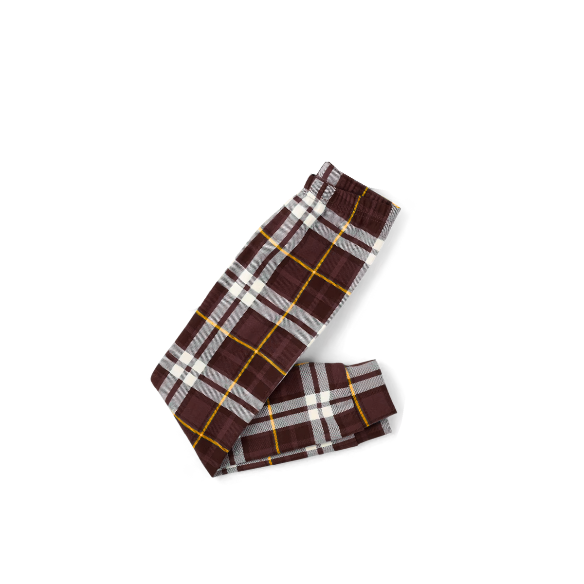 We Are Family Christmas 2025 Making Memories Family Pajamas Set - Black Top, Brown Pants, Brown Plaid Sleeves