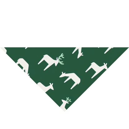 Green Cute Deer Print Christmas Pajamas Set With "Dear Santa They're the Naughty Ones" Text Print