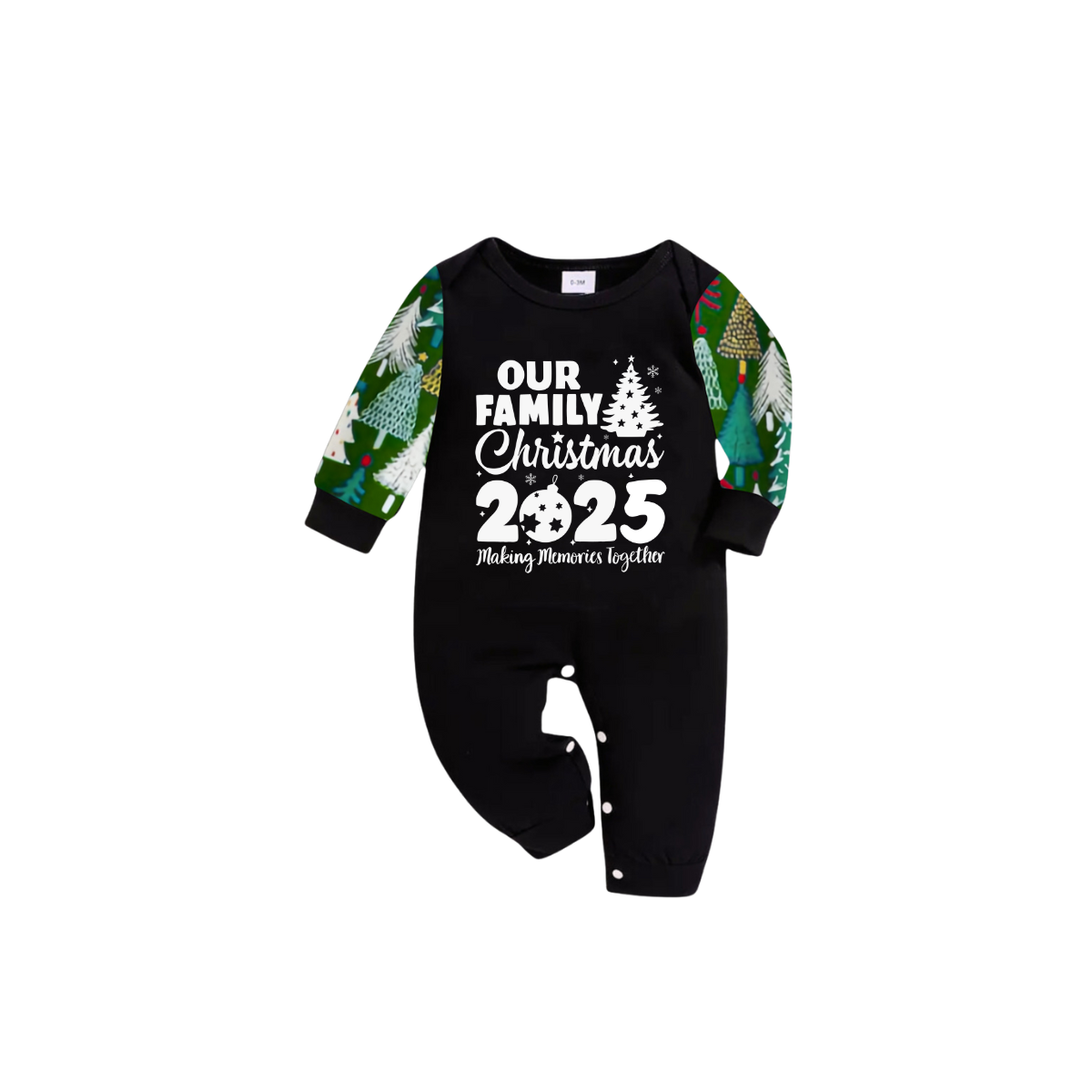 2025 Our Family Christmas Matching Pajamas -Christmas Tree Pattern