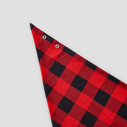 Christmas 2025 "Believe" Letter White Long Sleeve Top and Red & Black Plaid Pants Family Matching Pajamas