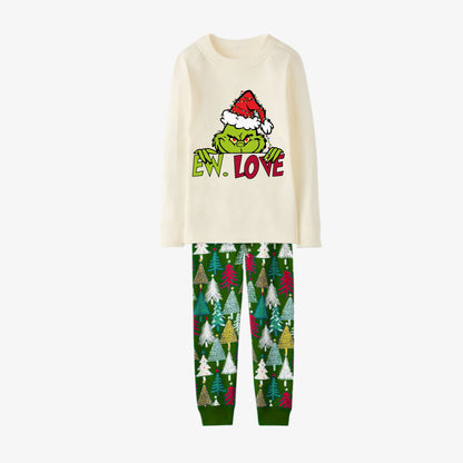Family Christmas Pajamas Set With Grinch and EW LOVE