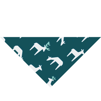 Christmas Family Matching Pajamas-Dark Green&Deer Patterned Pjs Set with "Family Christmas Making Memories Together" Print