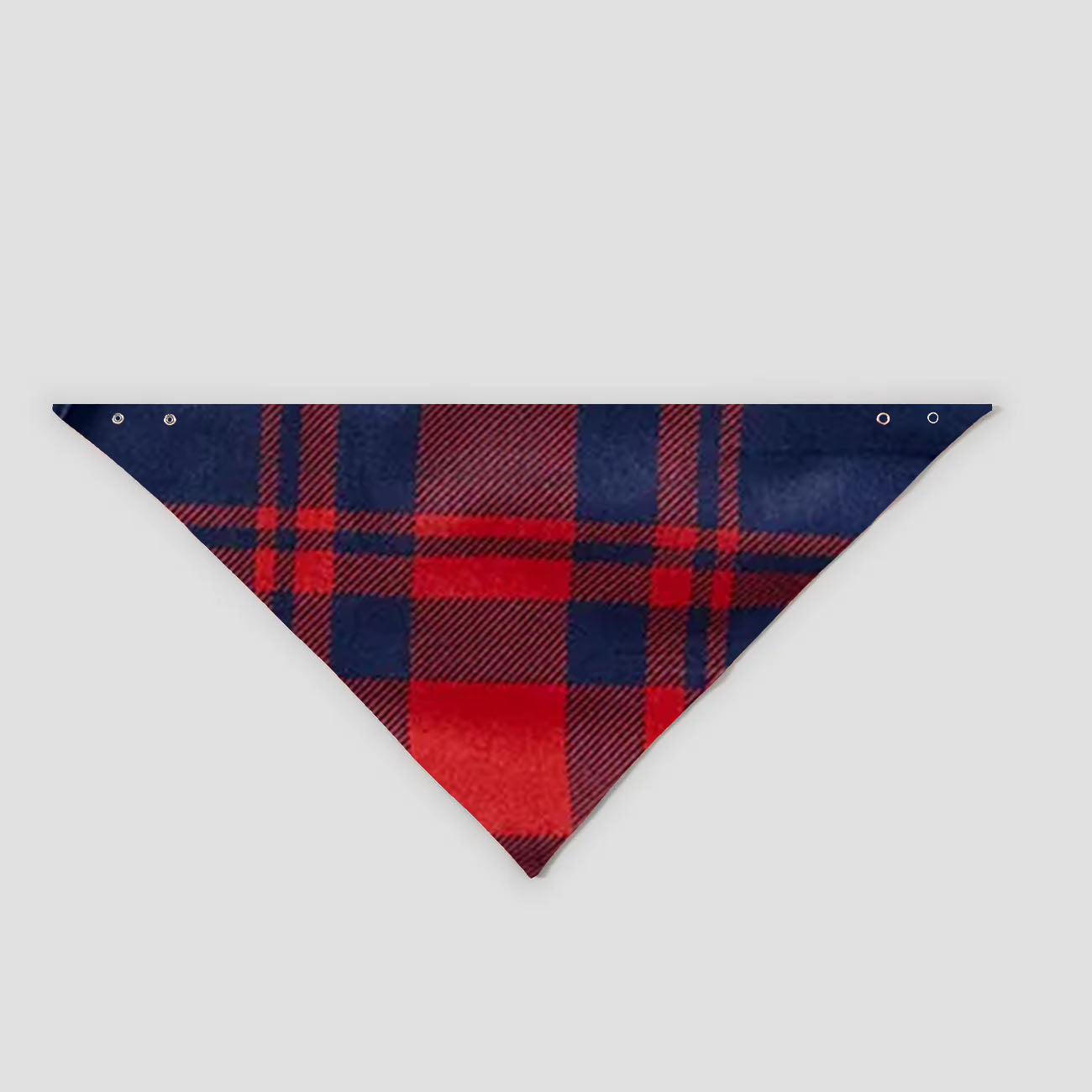 Three Santas "HANGING WITH MY GNOMIES" Monogram Print Blue Long Sleeves Top with Classic Red & Blue Plaid Pants Family Matching Pajamas